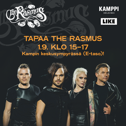 The Rasmus Kampissa 1.9. klo 15