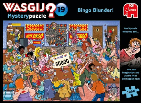 Palapeli 1000 palaa Wasgij Mystery 19, Bingo Blunder