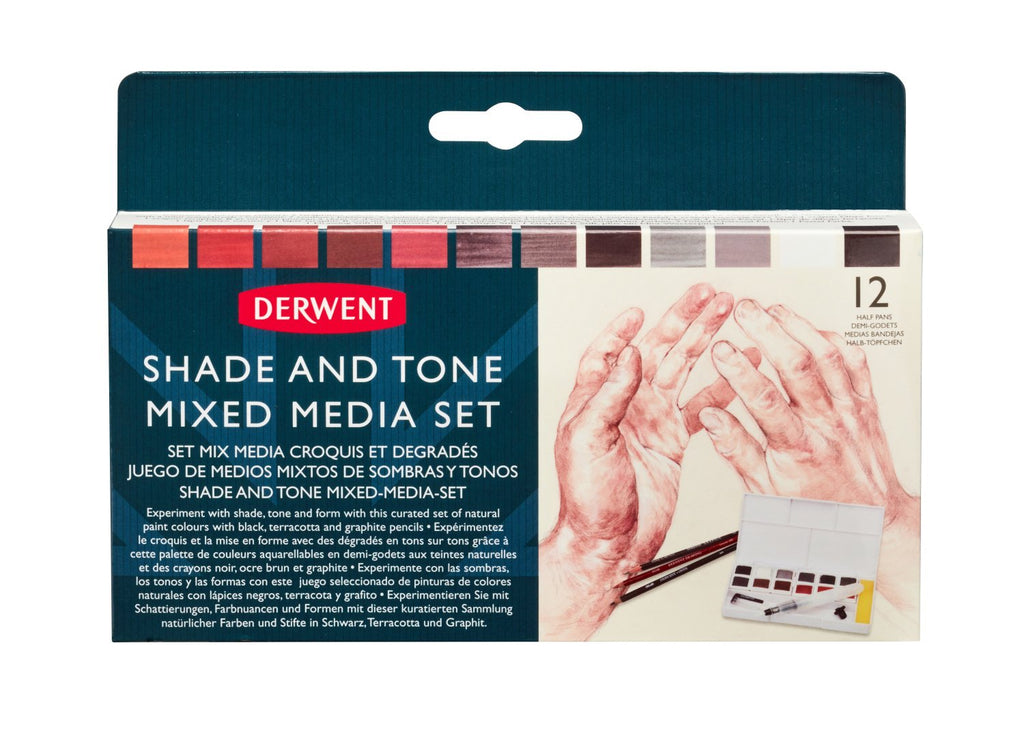 Mixed mediasetti Derwent Shade and Tone Mixed Media Set