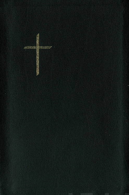 Raamattu (122x180 mm, nahkakansi, reunahakemisto, suojareuna, kultasyrjä, kartasto, 2 lukunauhaa)