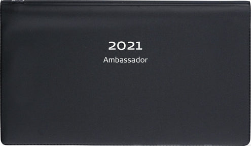 Ambassador musta muovikansi 2021