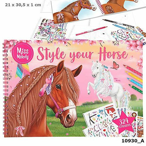 Miss Melody Style your Horse Värityskirja