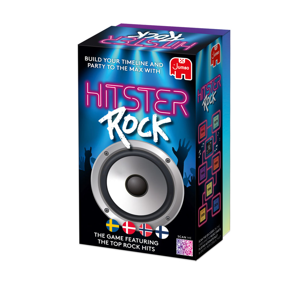 Hitster Rock | Juego De Música Con 300 Éxitos Del Rock | Crea Tu Línea De Tiempo Con La App Gratuita | +16 Años