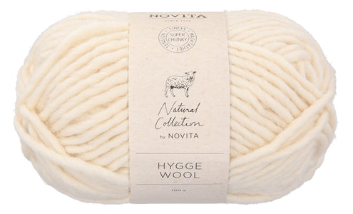 Lanka Novita Hygge Wool 100g 010 Luonnonvalkoinen