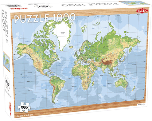 Palapeli 1000 palaa World Map