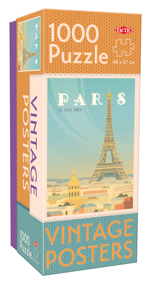 Palapeli 1000 palaa Vintage Cities Paris