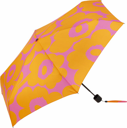 Sateenvarjo Marimekko Mini Manual Unikko, oranssi-pinkki
