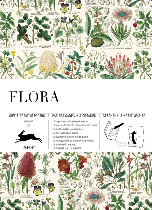 Lahjapaperikirja PepinPress Flora