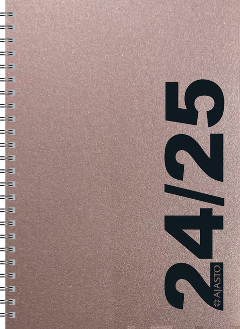 Simple A5, ruusukulta 2024-2025 (lukuvuosikalenteri)