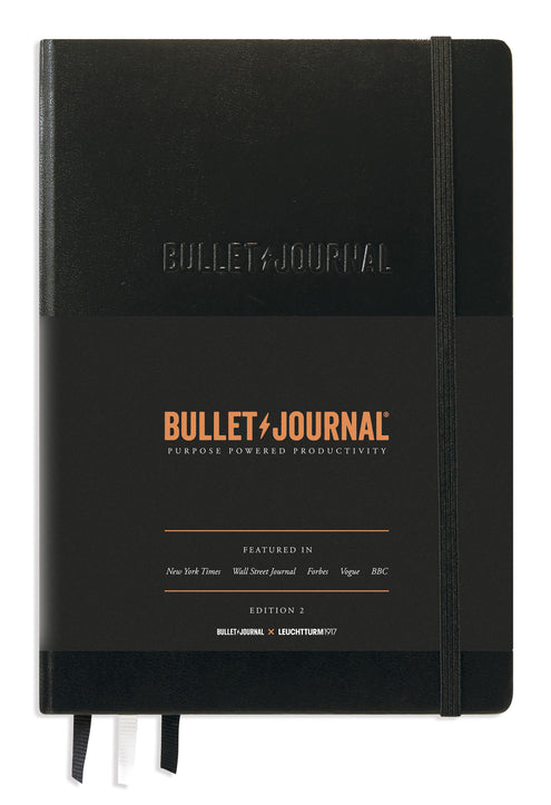 Muistikirja A5 Leuchtturm1917 Bullet Journal Edition 2 musta