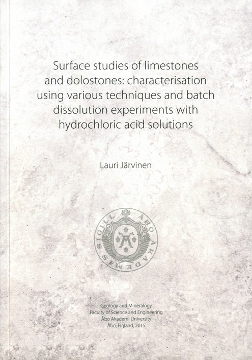 Surface studies of limestones and dolostones