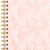 Kierremuistikirja A5 Vaaleanpunainen kukka