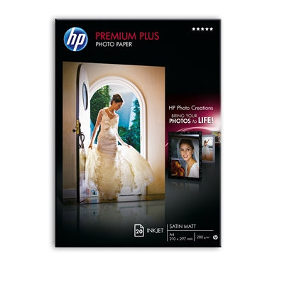 HP Premium Plus A4/20 300g puolikiiltävä valokuvapaperi