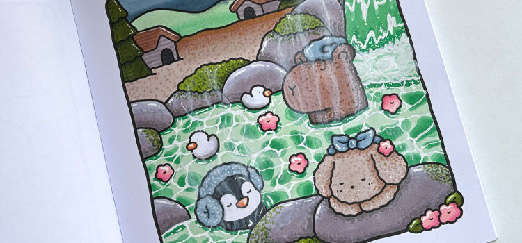 Cozy coloring -värityskirjat rauhoittavat arjen keskellä