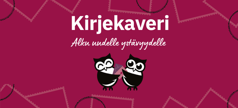 Kirjekaverihaku 1.6.–30.8. – Alku uudelle ystävyydelle