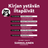 Aleksin myymälän Kirjan ystävän iltapäivät