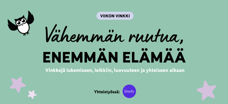 Sisufyn vinkit ruuduttomaan päivään: Vinkki 14