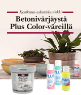 Betonivärjäystä Plus Color -väreillä