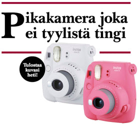 Instax Mini 9 -pikakamera on saapunut Suomalaiseen!