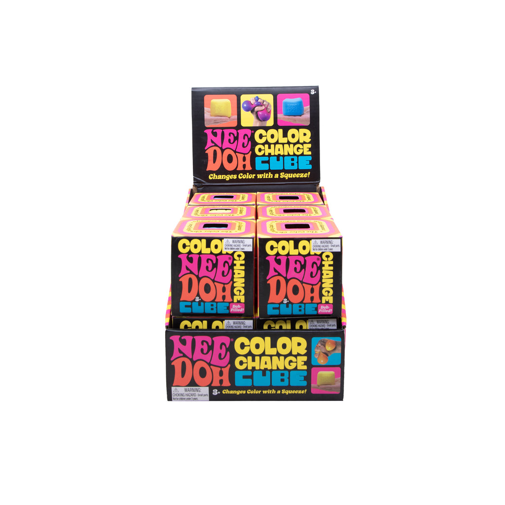 Stressilelu Needoh Color Change Cube lajitelma | Suomalainen.com