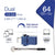 Tuotteen Muistitikku 64GB Verbatim Dual Drive USB 3.0/USB-C pikkukuva 3