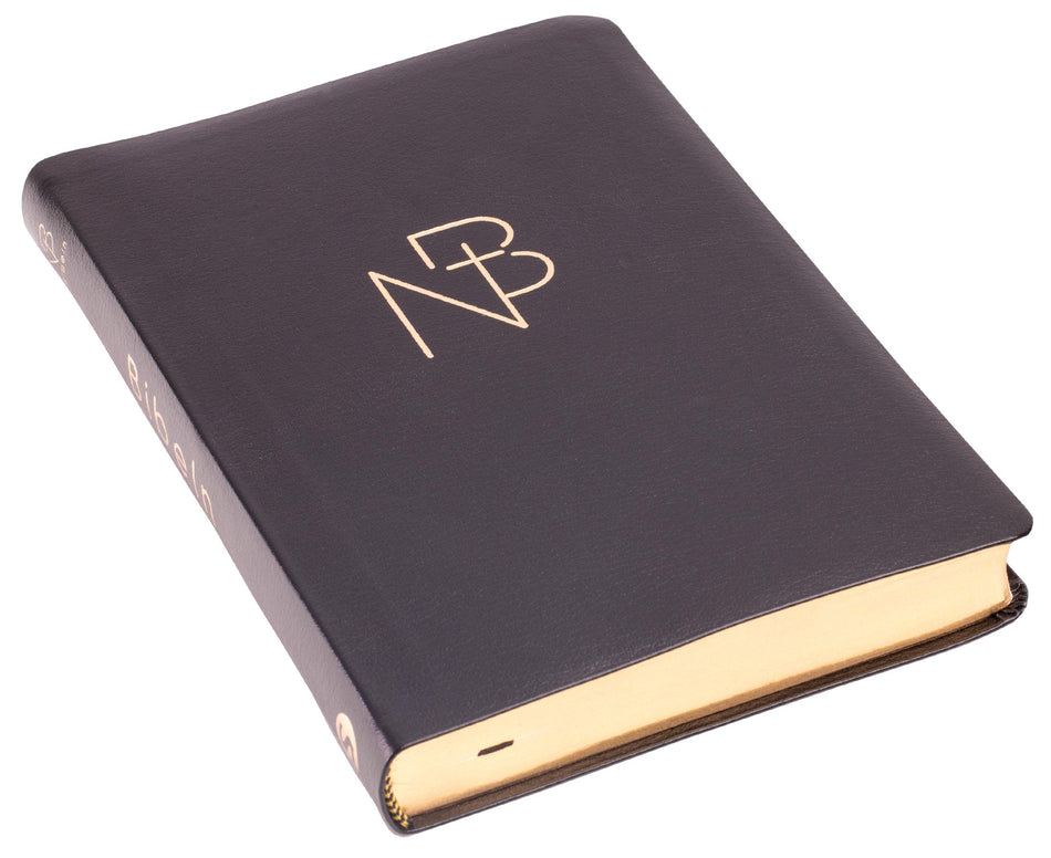 Valokuva kirjasta  nuBibeln slimline - Bonded leather svart, kuuluu tuoteryhmään Ruots muu tieto.