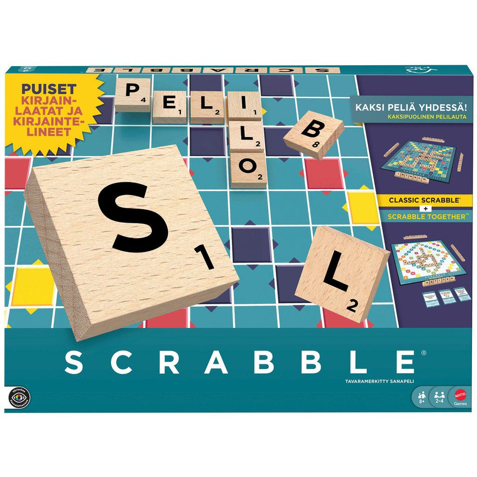 Valokuva tuotteesta Lautapeli Scrabble puinen, kuuluu tuoteryhmään Lautapelit.