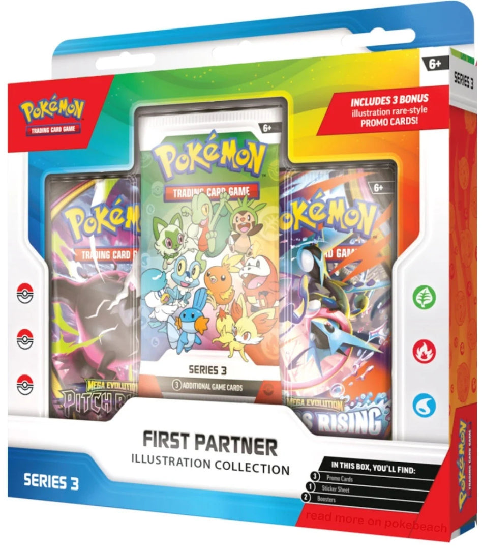 Valokuva tuotteesta Keräilykortit Pokemon First Partner Collection Box 3 7/8, kuuluu tuoteryhmään Lelut.