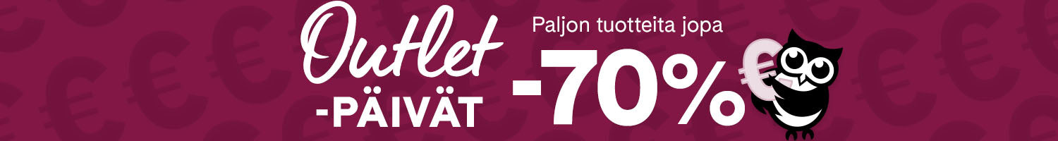 Outlet-päivät - paljon tuotteita jopa -70%