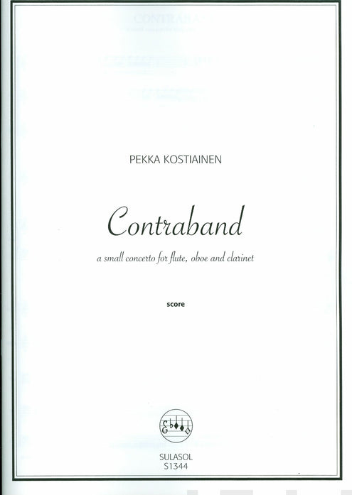 Contraband - a small concerto for flute, oboe, clarinet + orchestra