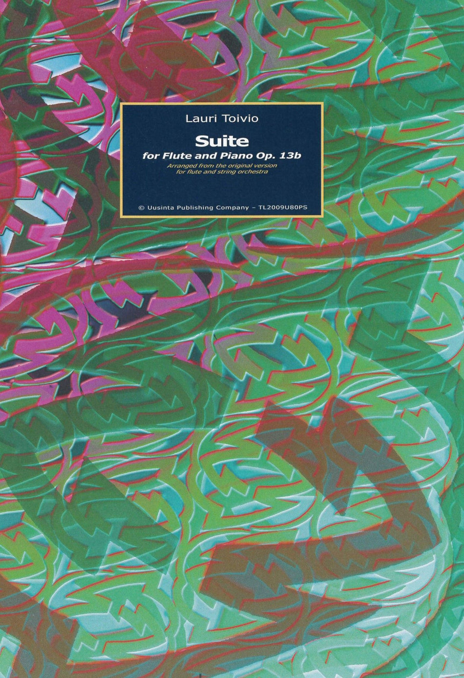 Valokuva kirjasta  Suite for flute and piano op 13b, kuuluu tuoteryhmään Musiikki.