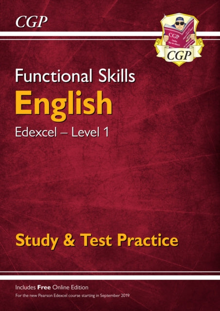 Functional Skills English: Edexcel Level 1 - Study & Test Practice