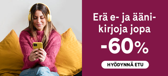 Erä e- ja äänikirjoja jopa 60%