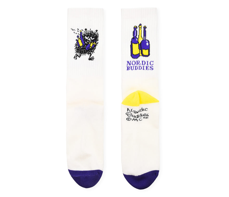 Valokuva tuotteesta Miesten Sukat Retro Haisuli keksii juonia NordicBuddies, kuuluu tuoteryhmään Asut asusteet.