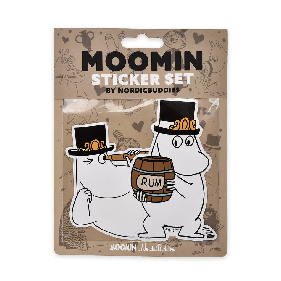 Valokuva tuotteesta Tarrasetti Muumipappa XL NordicBuddies, kuuluu tuoteryhmään Sesonkituotteet.