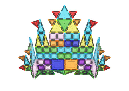 Magneettinen rakennussarja PicassoTiles Magnetic Nano Tiles set 100 osaa metallirasiassa