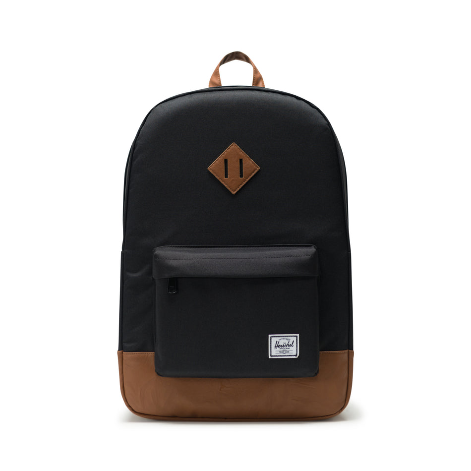 Valokuva tuotteesta Läppärireppu Heritage Black/Tan Herschel, kuuluu tuoteryhmään Tietokonelaukut.