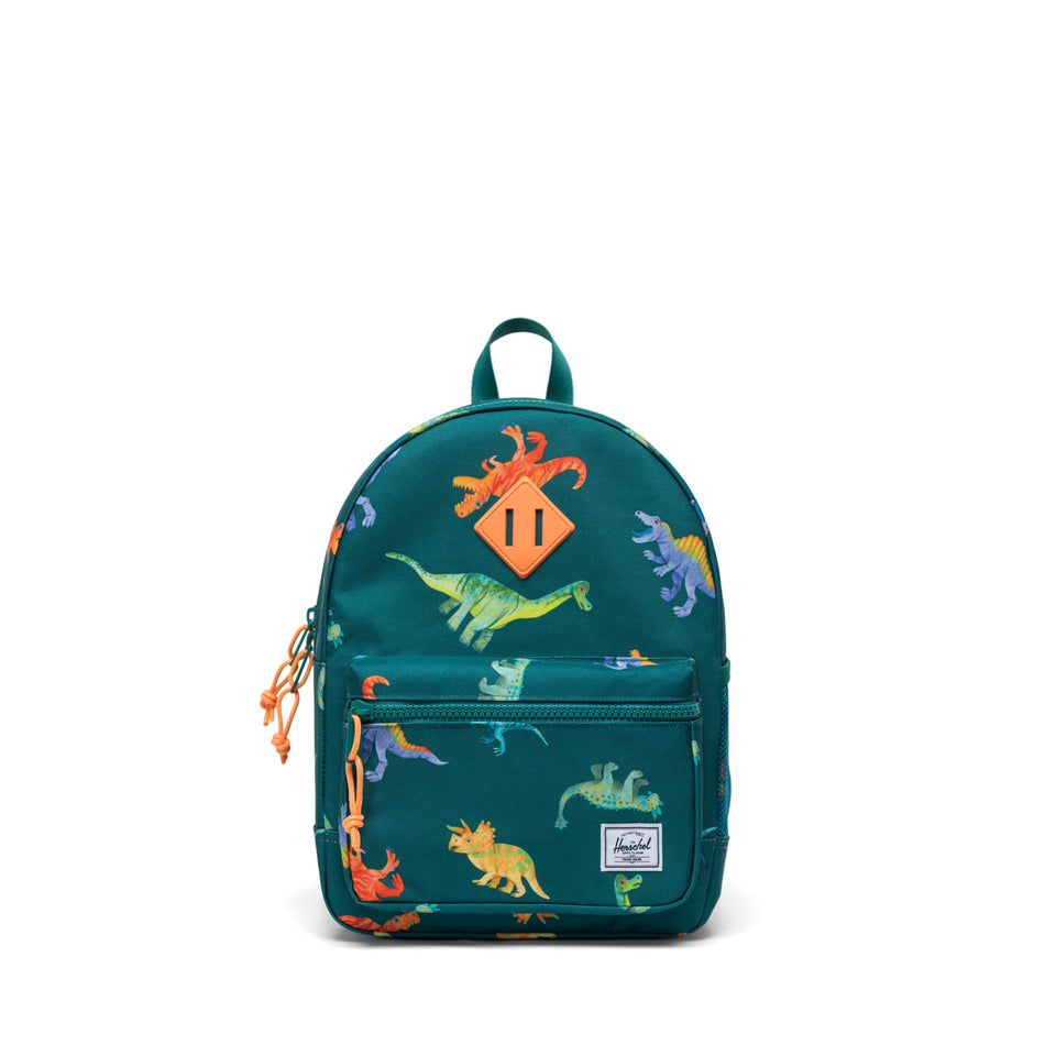 Valokuva tuotteesta Reppu Heritage Kids Backpack Aventurine Watercolour Dinos Herschel, kuuluu tuoteryhmään Laukut kukkarot.