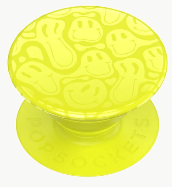 Valokuva tuotteesta Älypuhelimen pidike Neon Smiley Melt PopSocket, kuuluu tuoteryhmään Puhelintarvikkeet.