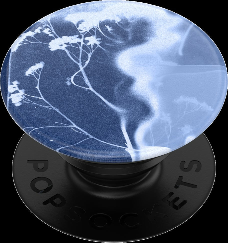 Valokuva tuotteesta Älypuhelimen pidike PopGrip Indigo Bloom Popsocket, kuuluu tuoteryhmään Puhelintarvikkeet.
