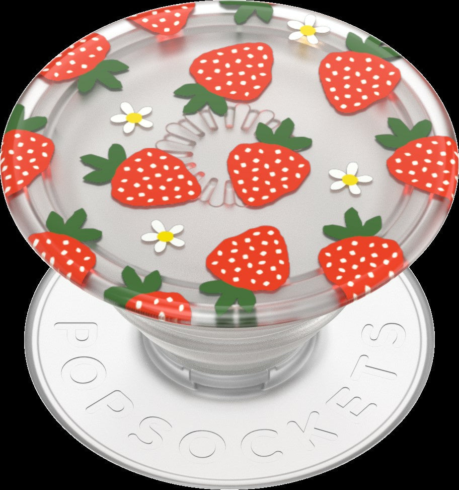 Valokuva tuotteesta Älypuhelimen pidike PlantCore Berries and Cream Popsocket, kuuluu tuoteryhmään Puhelintarvikkeet.