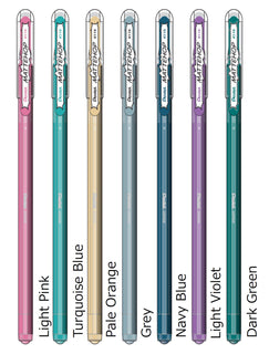 Geelikynä 7 kpl Mattehop Dream Set Pentel