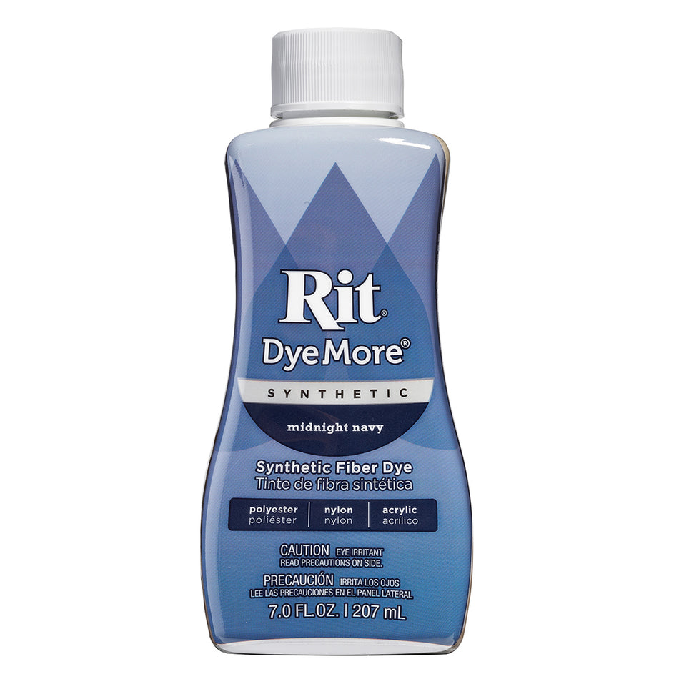 Valokuva tuotteesta Tekstiiliväri Rit Dyemore 207 ml Midnight Navy  64, kuuluu tuoteryhmään Askartelutarvikkeet.