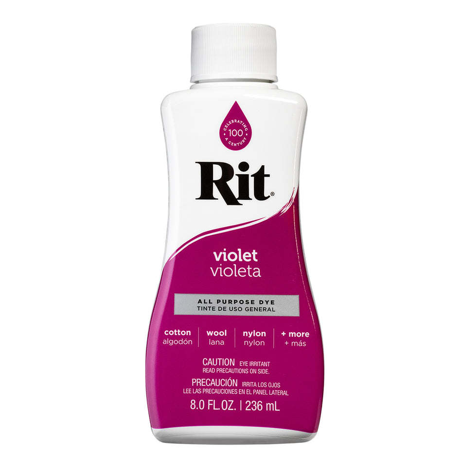 Valokuva tuotteesta Tekstiiliväri Rit Dye 236 ml Violet 17, kuuluu tuoteryhmään Askartelutarvikkeet.