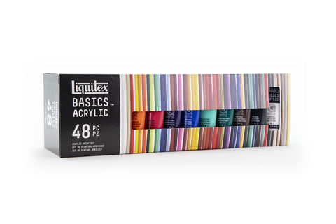Akryylivärilajitelma 48x22 ml Liquitex Basics Acrylic