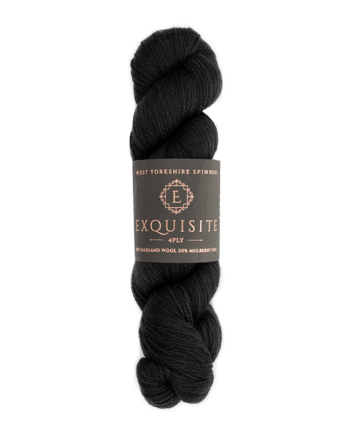Lanka Exquisite 4PLY 100g 099 Noir West Yorkshire Spinners