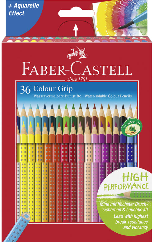 Puuvärikynä 36 kpl Faber-Castell Colour Grip