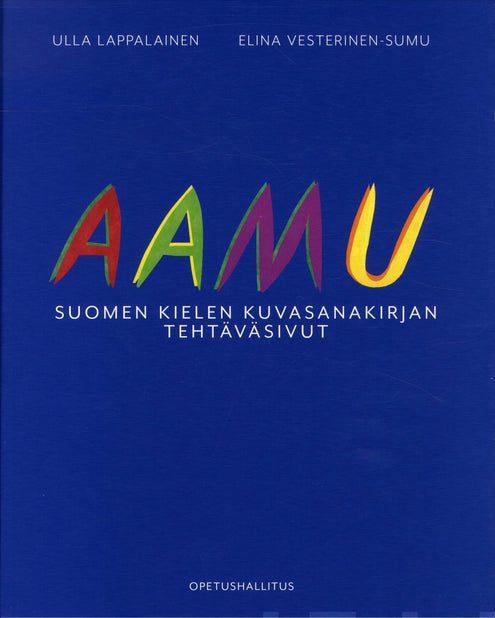 Aamu - Suomen kielen kuvasanakirjan tehtäväsivut