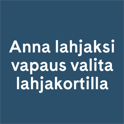 Lahjakortilla annat vapauden valita, osta lahjakortti nyt!