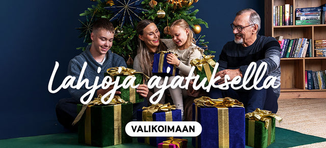 Joululahjat ajatuksella. Siirry valikoimaan.